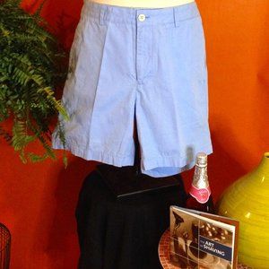 Men's Light Blue Flat Front Vineyard Vines Shorts